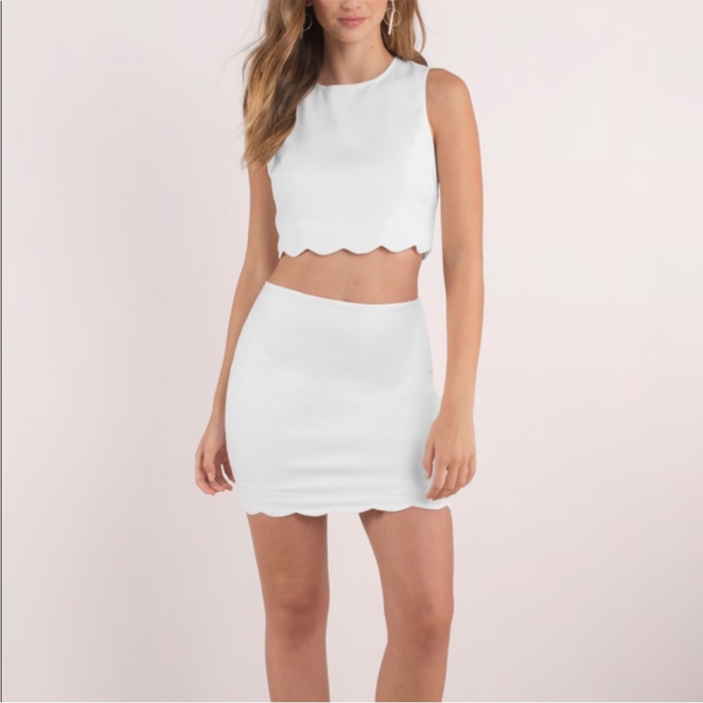 Hello Molly Scalloped Two Piece Co-Ord Set